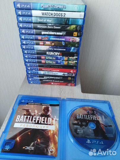 Диски на ps4 с играми battlefield