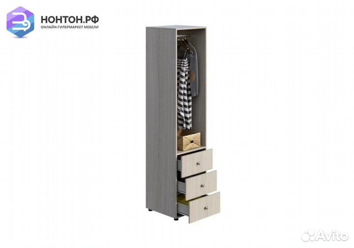 Пенал комбинированный Мийа-3А ясень шимо светлый