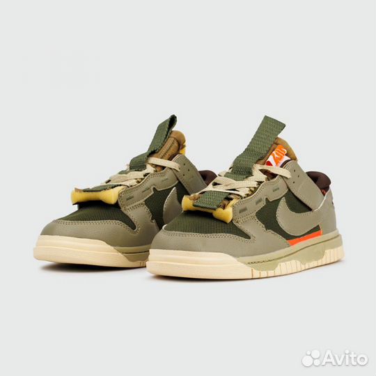 Кроссовки Nike Air Dunk Jumbo oliveкроссовки Nike