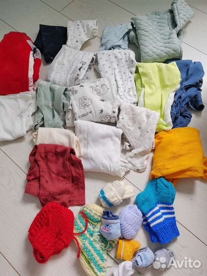 Детские вещи пакетом на мальчика от 0 до 6 месяцев