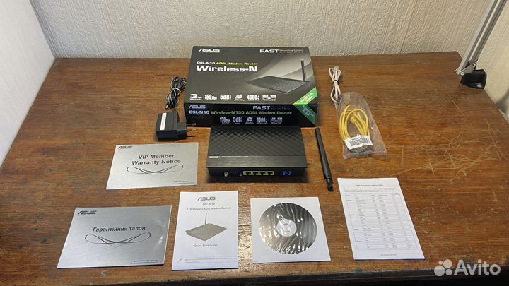 Adsl модем-роутер DSL-N10 с Wi-Fi