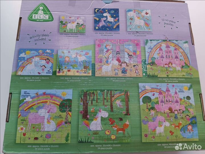 Пазлы ELC, от 3+