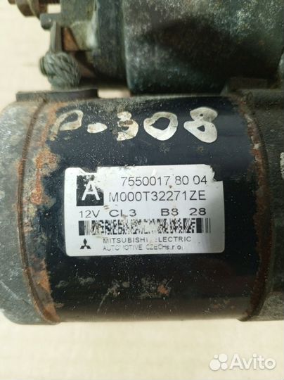 Стартер Peugeot 308