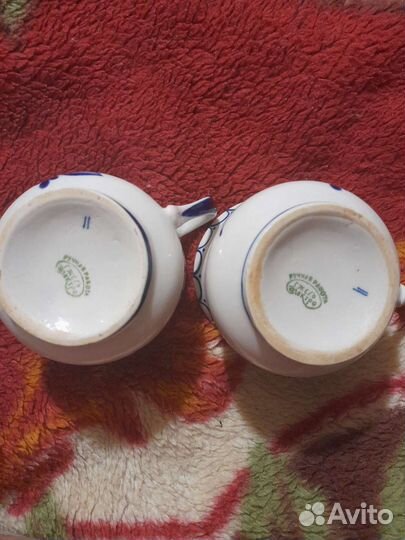 Чашки гжель