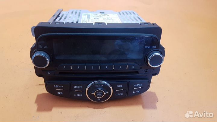 Магнитофон на Chevrolet Aveo T300