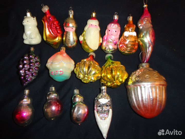 Елочные игрушки СССР