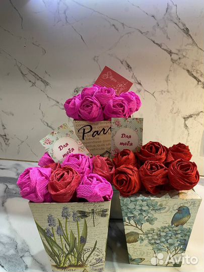 Цветы ручной работы с доставкой