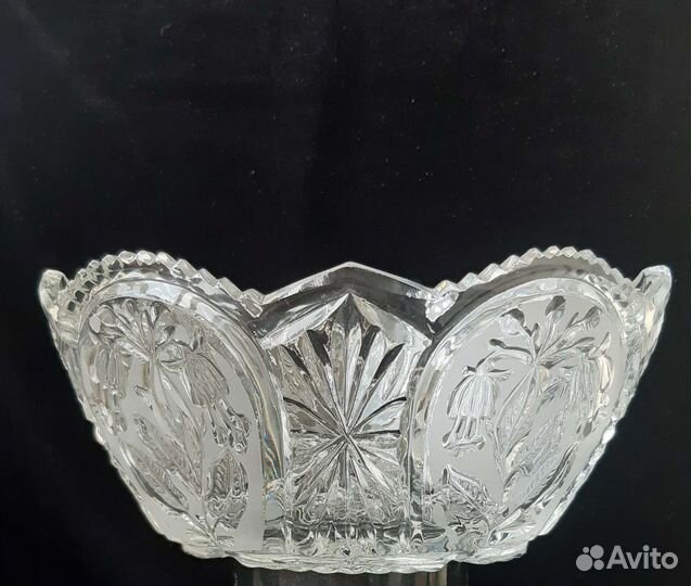 Салатник хрустальный СССР 1500 мл