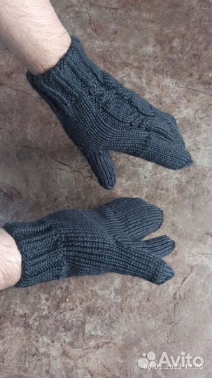 Варежки трехпалые