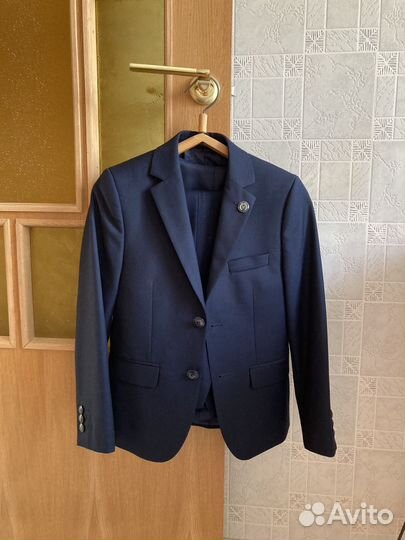 Школьный костюм для мальчика 122 128 синий