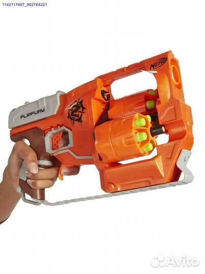 Бластер Nerf: мягкие пули для дружеских сражений