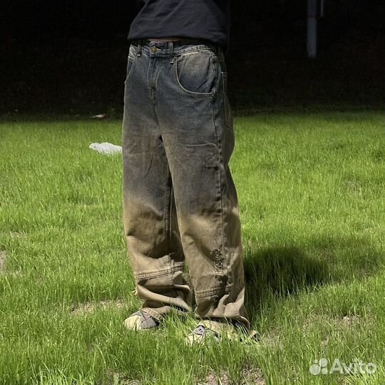 Широкие джинсы jaded london type y2k