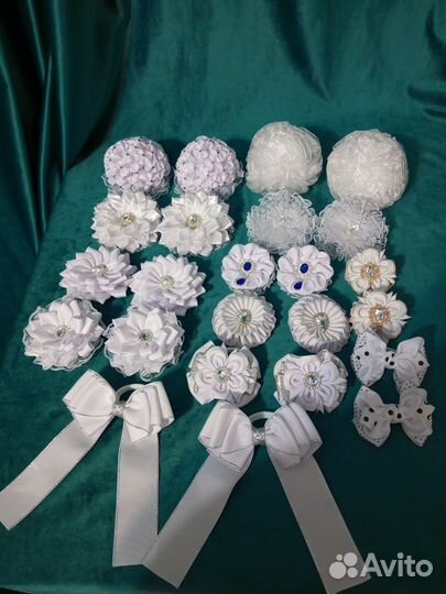 Банты белые