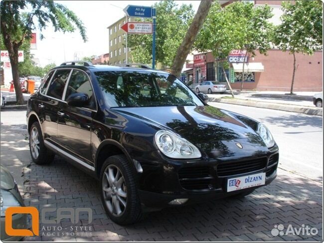 Рейлинги Can-Otomotiv Porsche Cayenne 10+ серебро