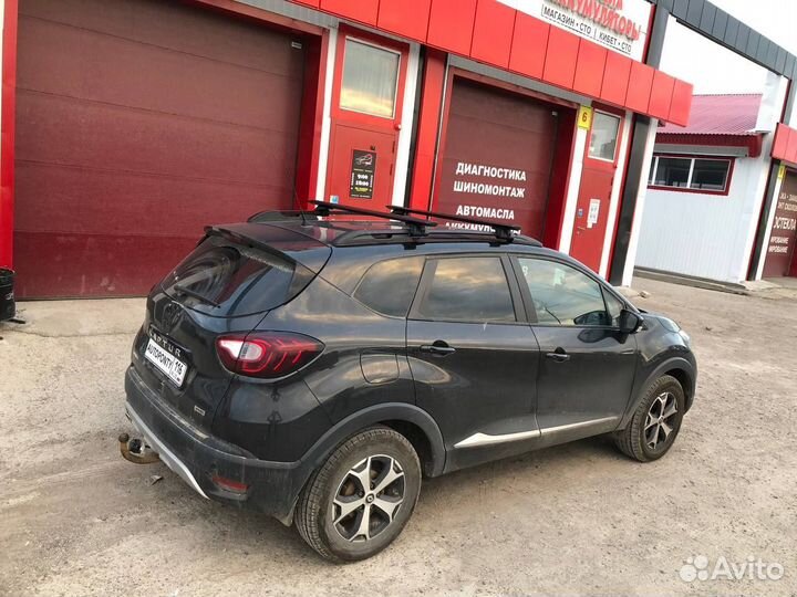 Багажник на крышу Рено Каптюр черное крыло