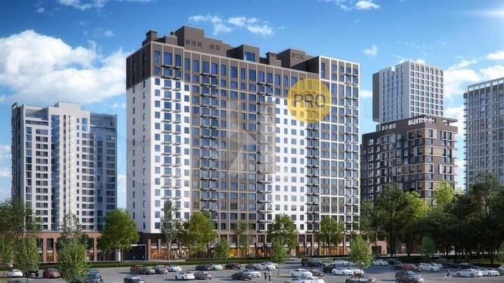 2-к. квартира, 65,1 м², 15/20 эт.