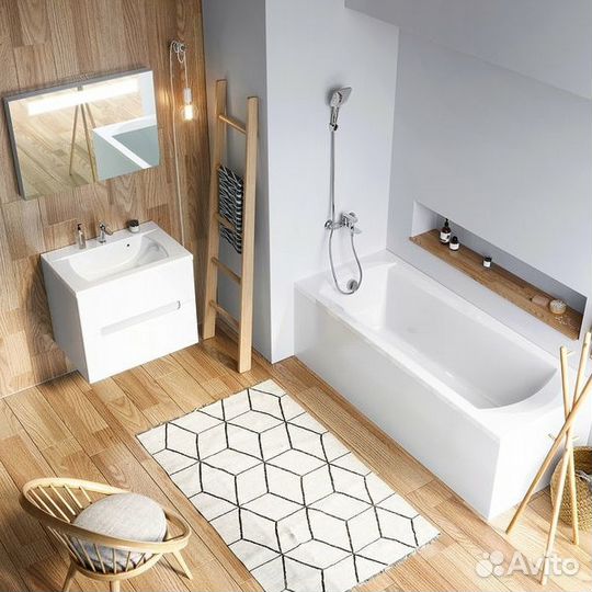 Акриловая ванна Ravak Domino 150x70 C641000000 бе