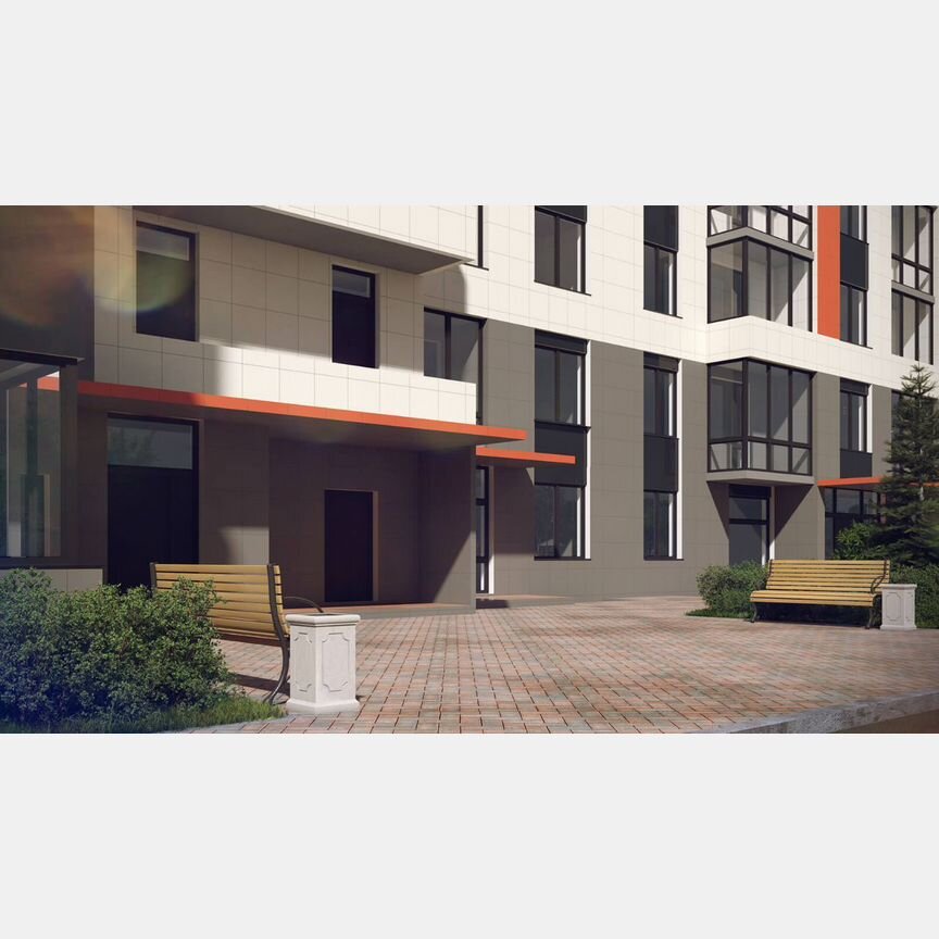 2-к. квартира, 57,1 м², 19/22 эт.