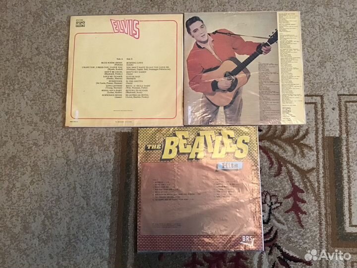 Винил Presley,Beatles,Ария