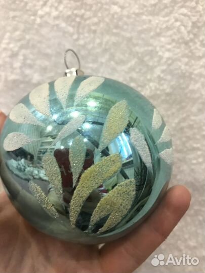 Ёлочная игрушка СССР «шар»