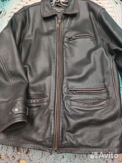 Кожаная куртка мужская 48 -50
