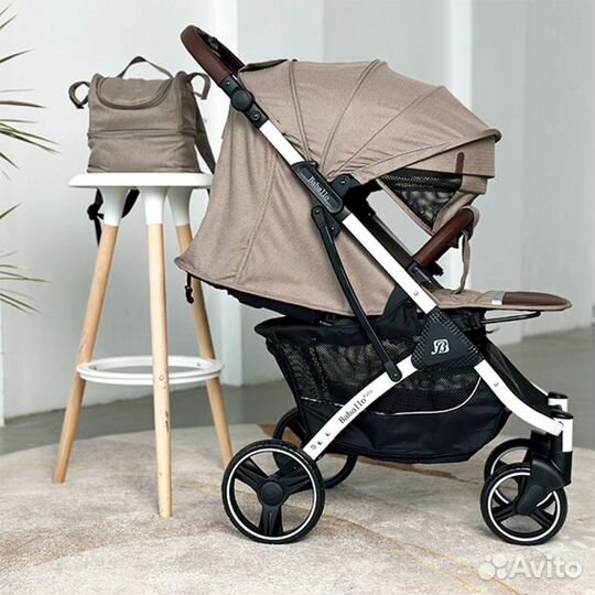 Коляска Babalo Future 2023 коричневая. Новая