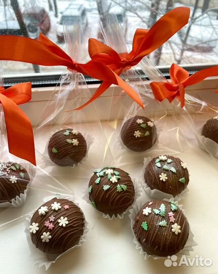 Шоколадные бомбочки для молока/кофе