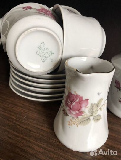 Кофейно-чайный сервиз. Полонский фарфоровый завод