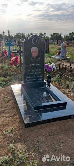 Памятники, оградки, укладка плитки