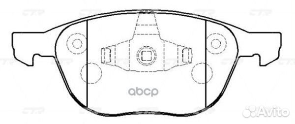 GK0159 CTR Колодки тормозные передние ford focu