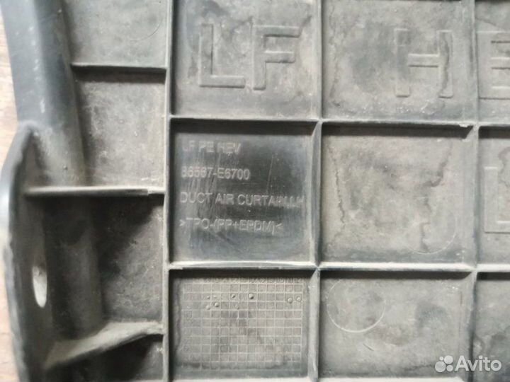 Воздуховод передний левый Hyundai Sonata LF G4NA