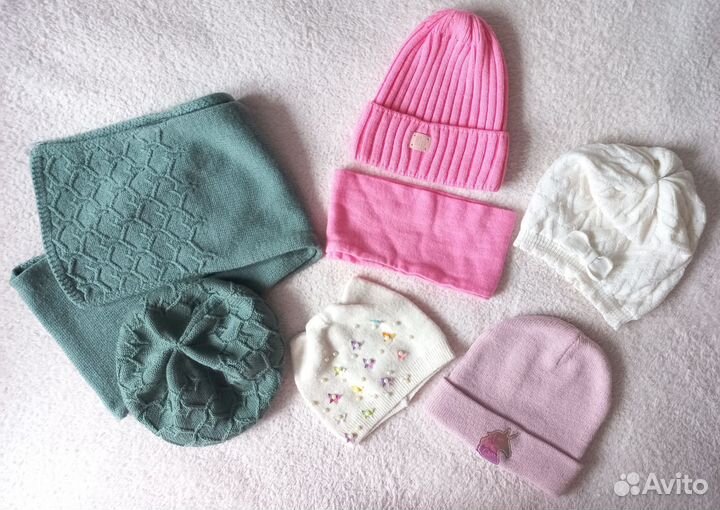 Шапки демисезонные для девочки