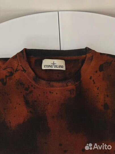 Джемпер Stone Island Hand Painted Crewneck Sweater