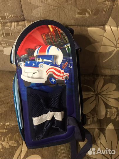 Рюкзак школьный тачки новый
