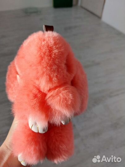 Брелок,игрушка,мягкий заяц