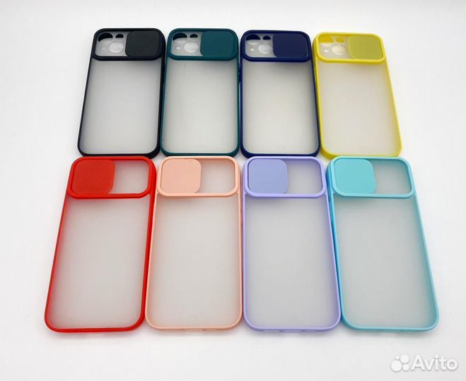 Чехол Матовый Slide Camera iPhone 13