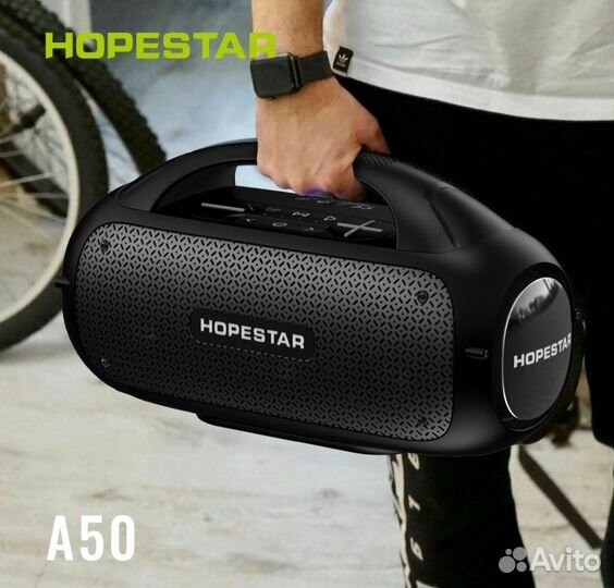 Блютуз 80 вт мощная колонка Hopestar A50