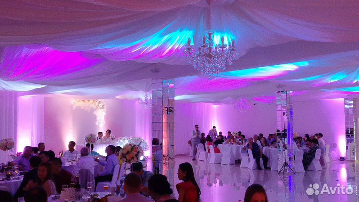 Свет, Тяжелый дым, Звук, Проектор, Диджеи