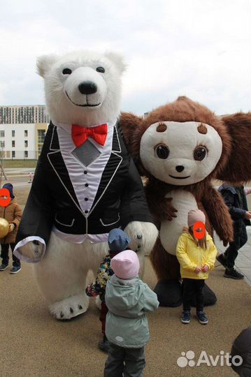 Аэро Медведь 2,6 м. и Чебурашка 2 м Кинг-Конг