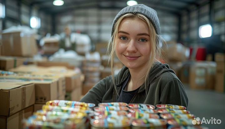 Сортировщик вахта от 15 смен проживание питание Ка