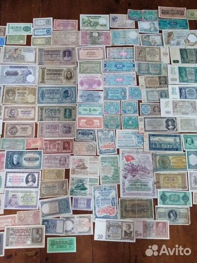 Коллекция банкнот, второй мировой войны