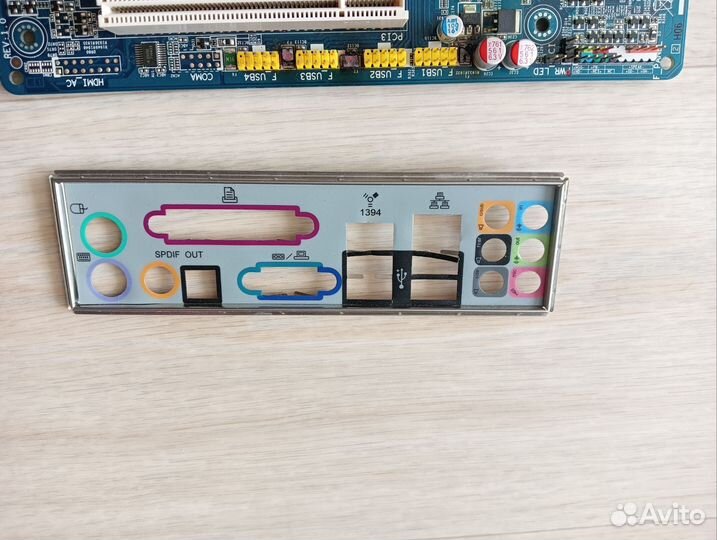 Материнская плата с процессором Intel core 2 duo