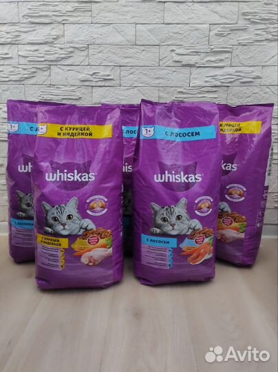 Сухой корм вискас для кошек Whiskas 5кг