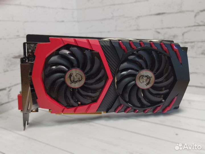 Видеокарта GeForce GTX 1060 MSI gaming X 6GB