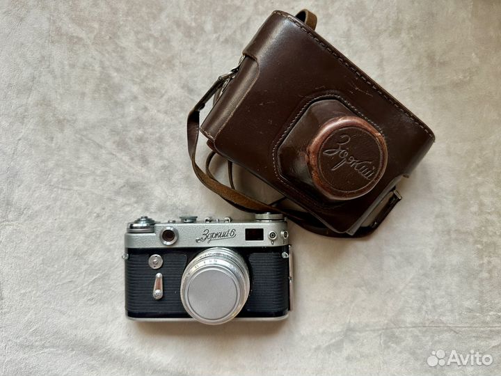 Редкий пленочный фотоаппарат Зоркий 6