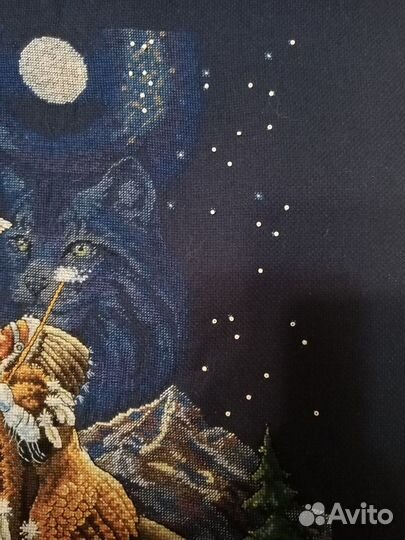 Вышитая картина Сакральная связь Dimensions