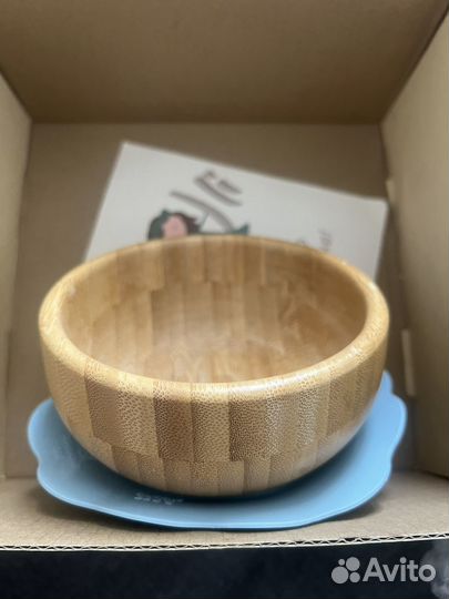 Посуда из бамбука для малыша