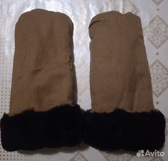 Рукавицы меховые пара