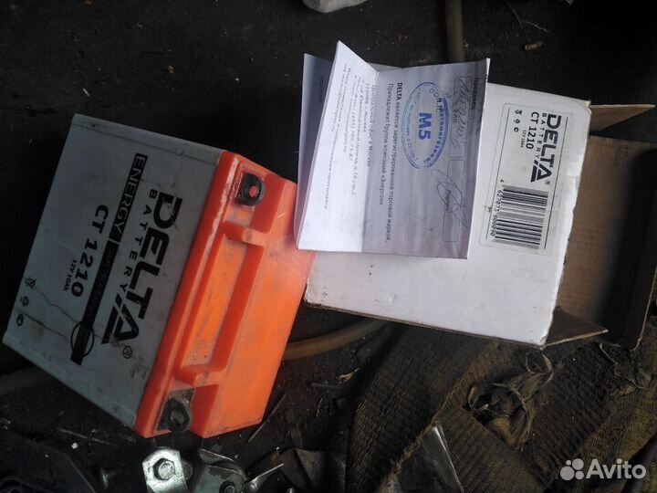 10ah новый Delta CT 1210 Аккумулятор для мотоцикла