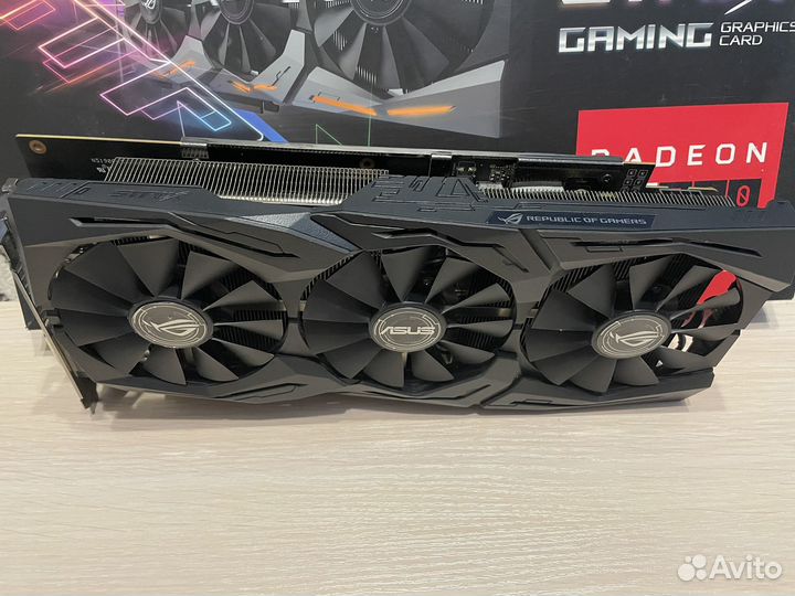 Видеокарта asus strix RX580 8Gb